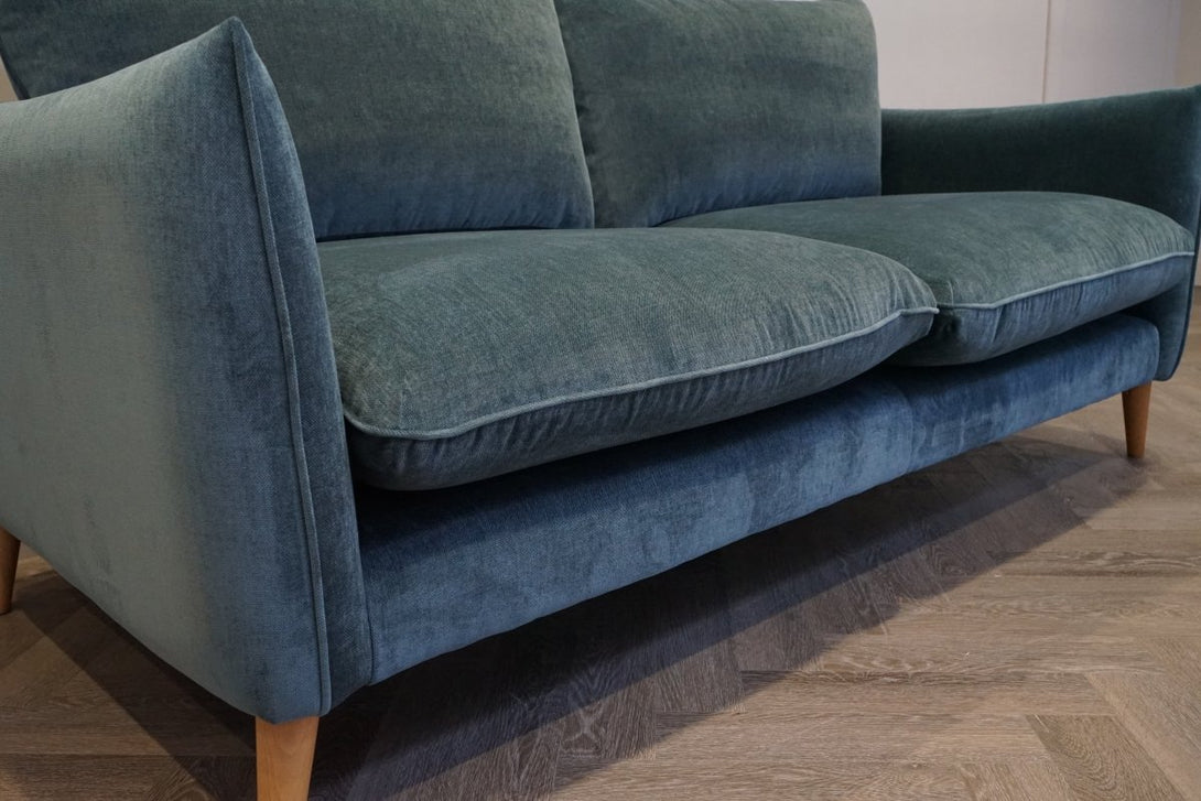 Paloma Medium 2 Seater Sofa, Luxe Atlantic