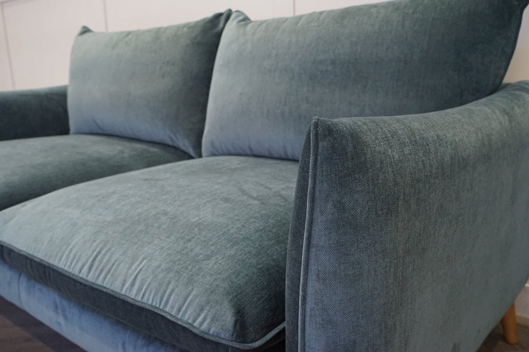 Paloma Medium 2 Seater Sofa, Luxe Atlantic