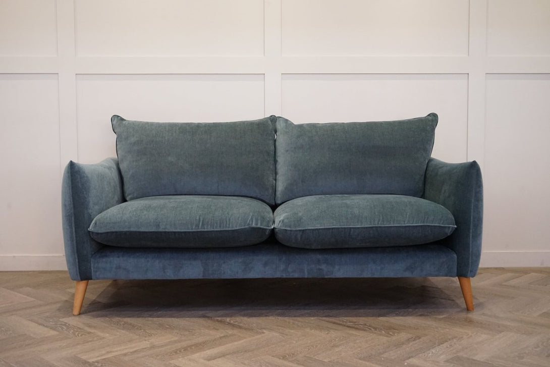Paloma Medium 2 Seater Sofa, Luxe Atlantic