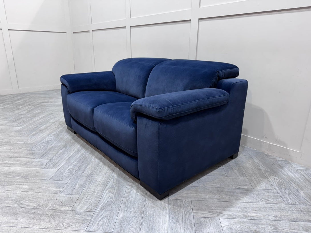 Paolo 2 Seater Velvet Sofa, Lumino Ink