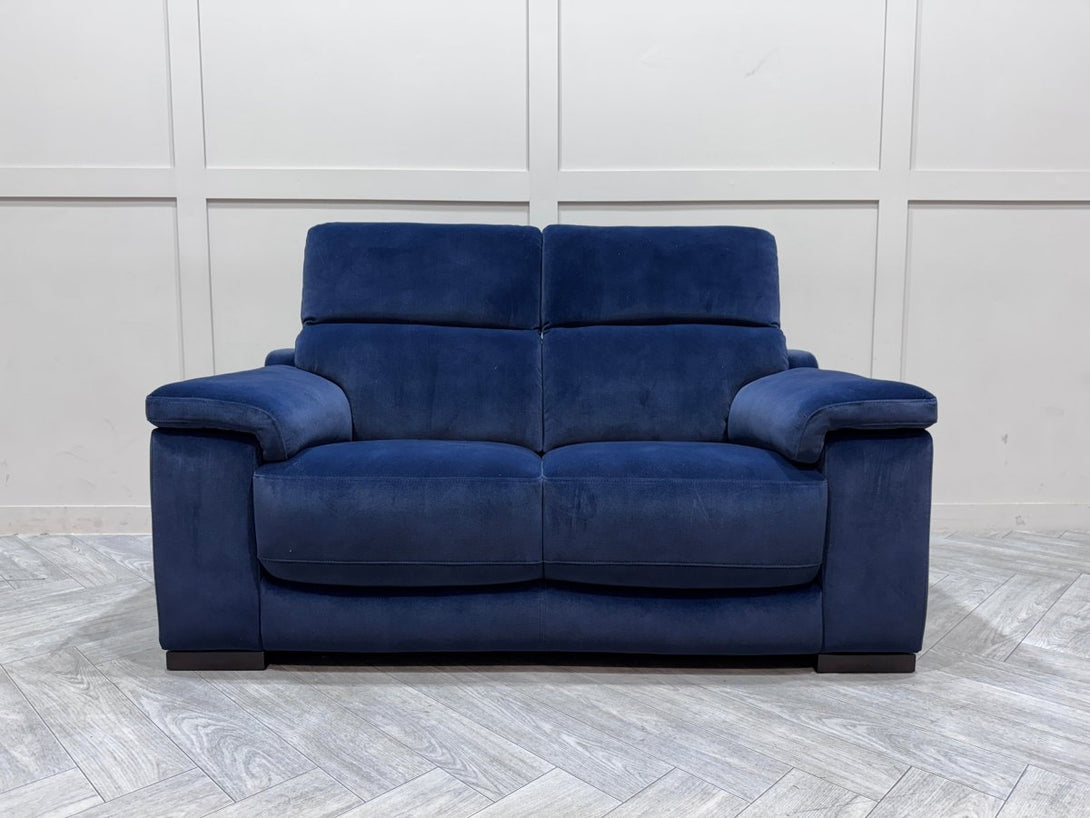 Paolo 2 Seater Velvet Sofa, Lumino Ink