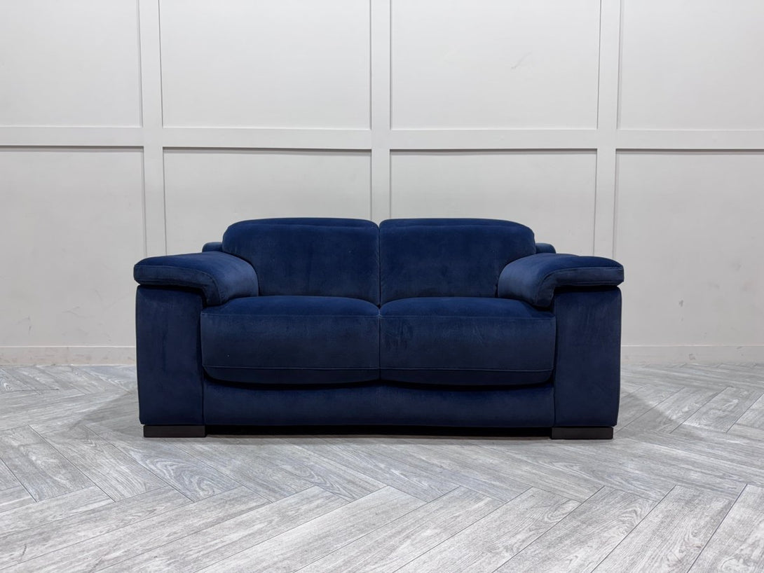 Paolo 2 Seater Velvet Sofa, Lumino Ink