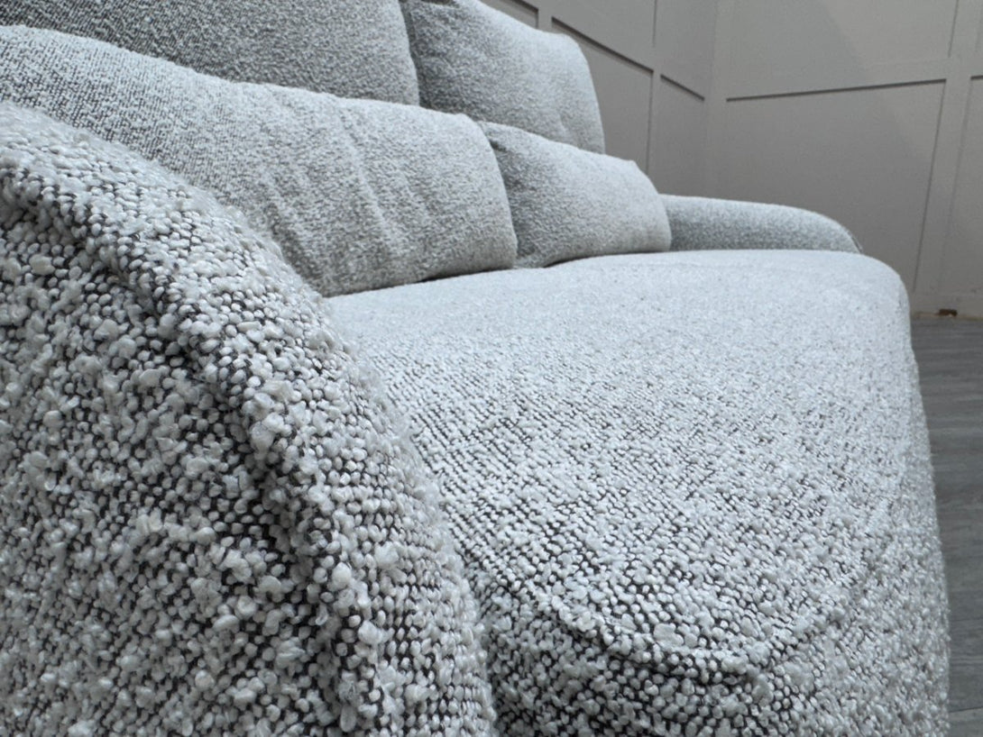 Paris Large 3 Seater Sofa, Boucle Frost