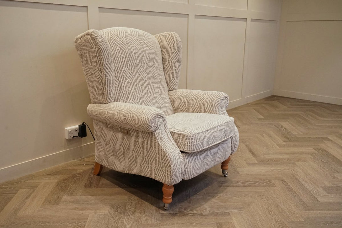 Parker Knoll Harrington Power Recliner Armchair, Anza Smoke