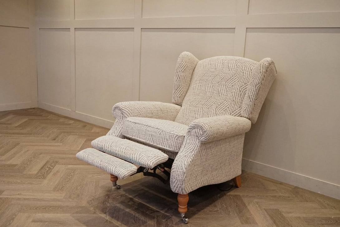 Parker Knoll Harrington Power Recliner Armchair, Anza Smoke