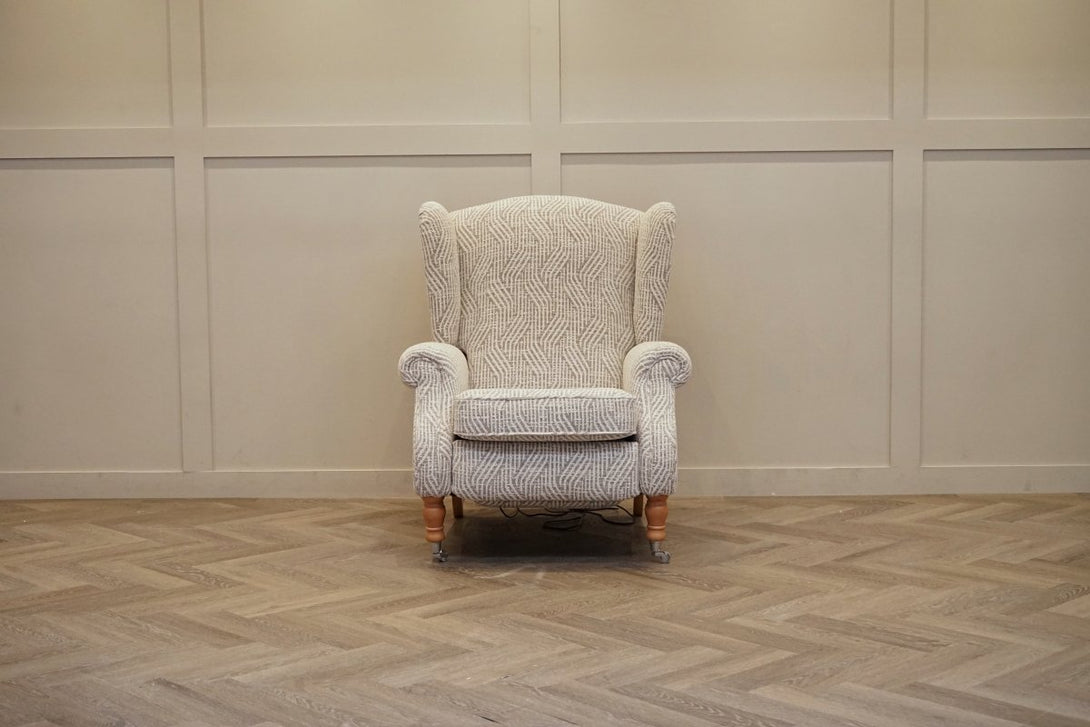 Parker Knoll Harrington Power Recliner Armchair, Anza Smoke