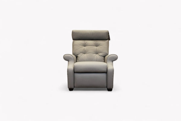 Parker Knoll Norton 150 Rise and Recline Leather Armchair, Madri Steel