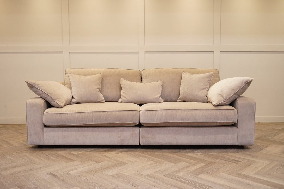 Penthouse - Manhattan Large 4 Seater Sofa, Dusk Marble Light Grey