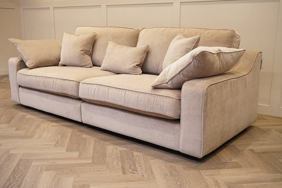 Penthouse - Manhattan Large 4 Seater Sofa, Dusk Marble Light Grey