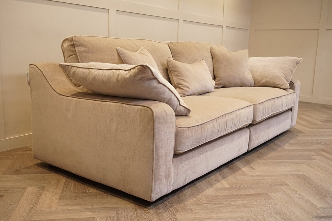 Penthouse - Manhattan Large 4 Seater Sofa, Dusk Marble Light Grey