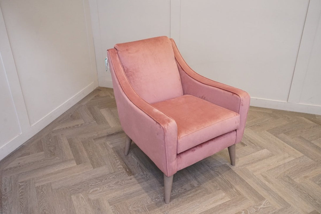 Phoebe Accent Chair, Lumino Pink