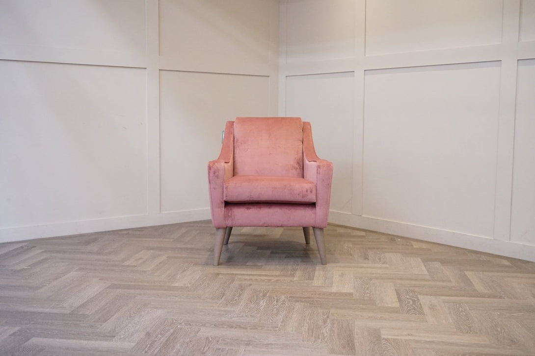 Phoebe Accent Chair, Lumino Pink