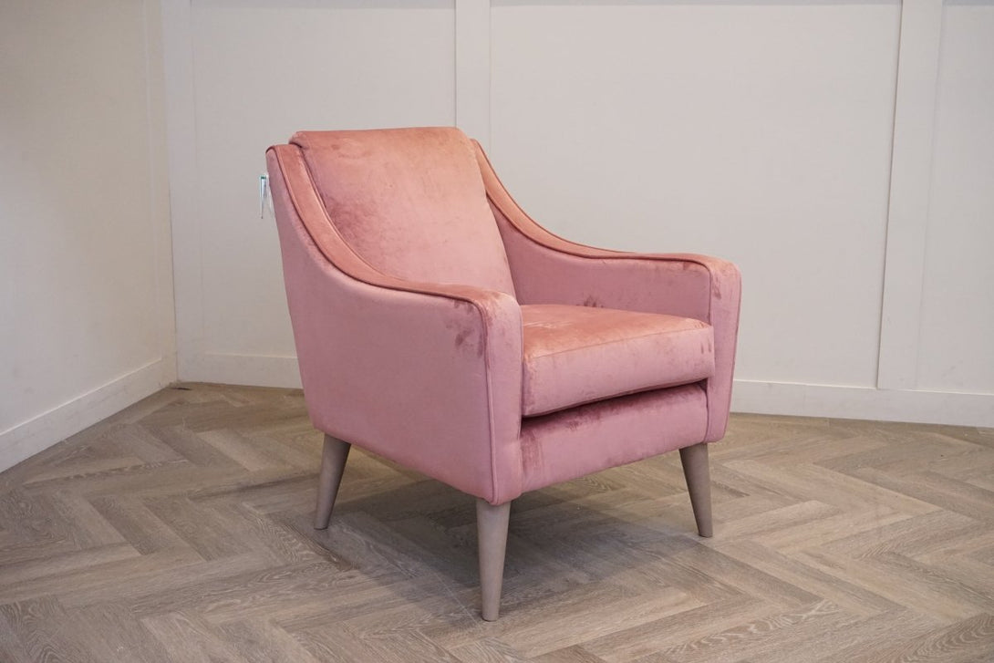 Phoebe Accent Chair, Lumino Pink