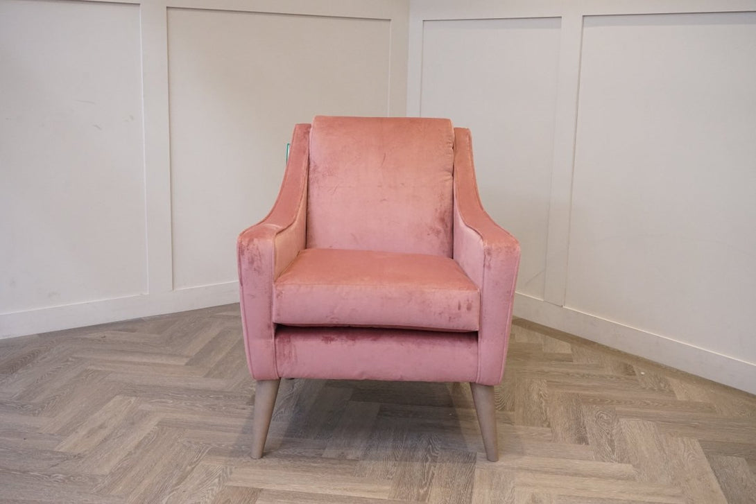 Phoebe Accent Chair, Lumino Pink