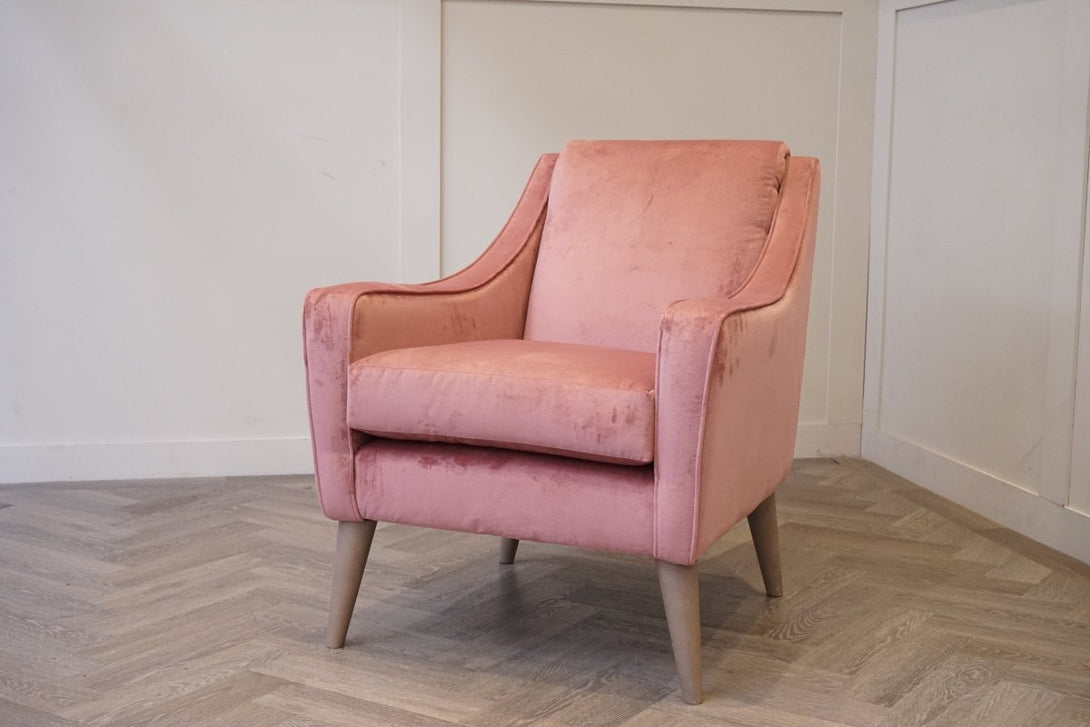 Phoebe Accent Chair, Lumino Pink