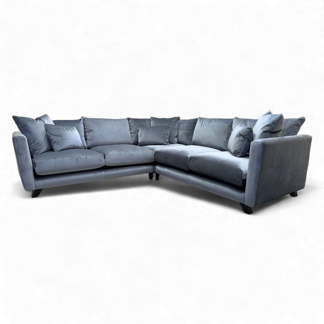 Ponti Large Corner Sofa, Silver