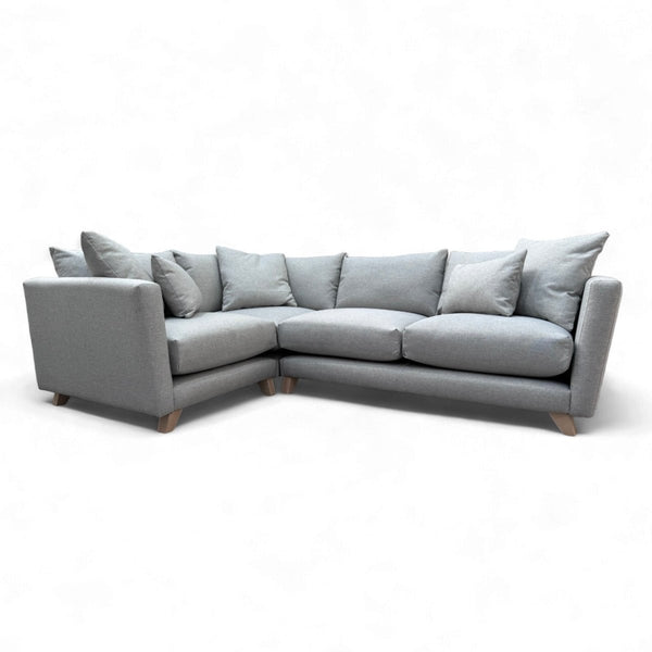 Ponti Small LHF Corner Sofa, Silver