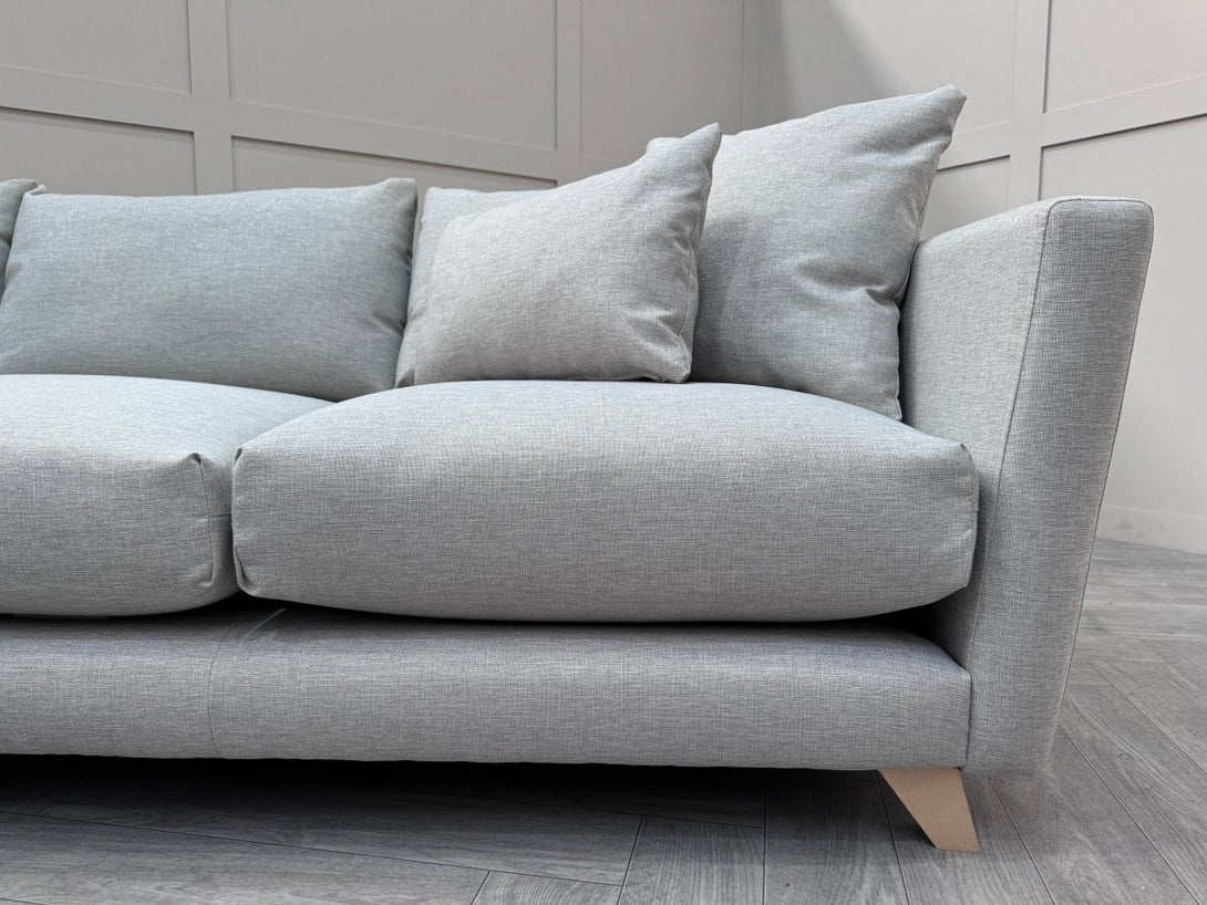 Ponti Small LHF Corner Sofa, Silver