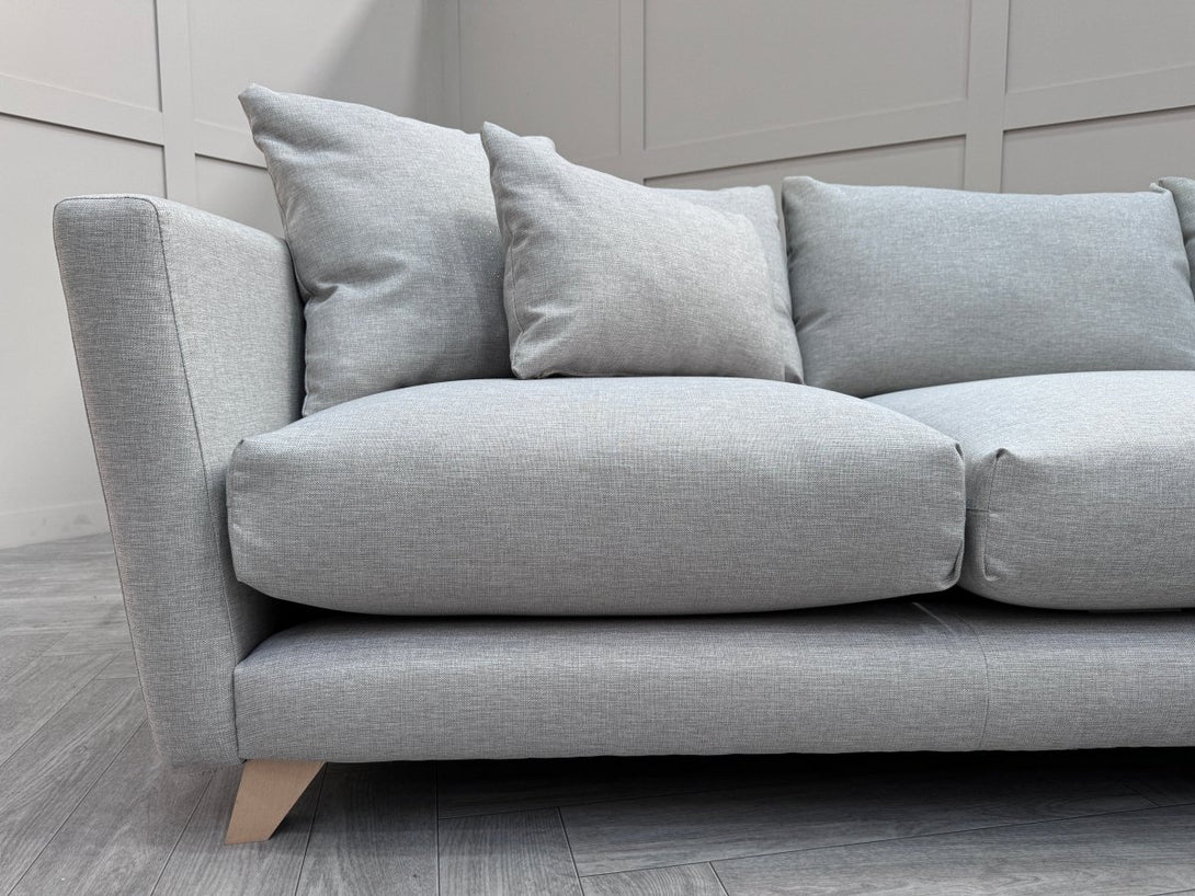 Ponti Small RHF Corner Sofa, Silver