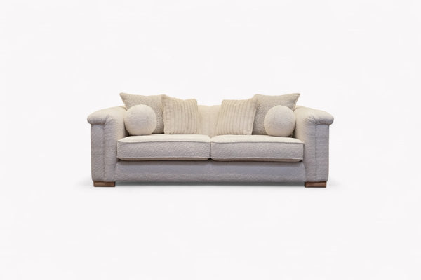 Regency Large 4 Seater Sofa, Soft Bouclé Natural