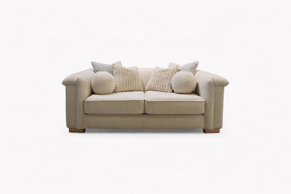 Regency Medium 2 Seater Sofa, Soft Bouclé Natural