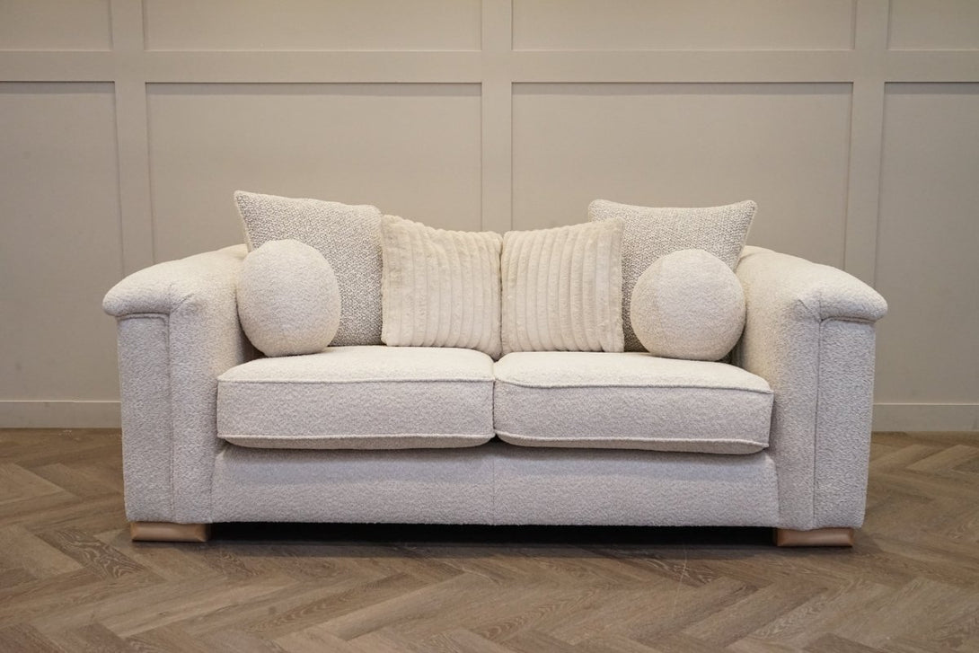 Regency Medium 2 Seater Sofa, Soft Bouclé Natural