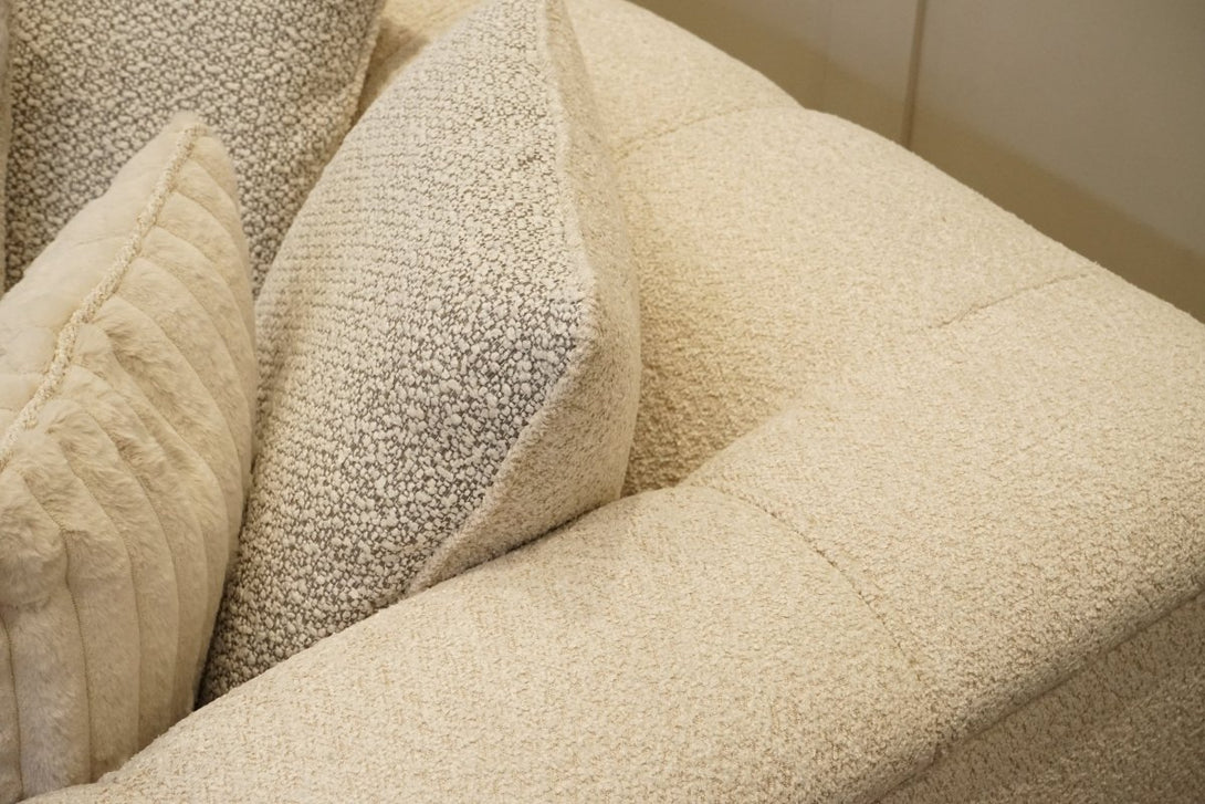 Regency Snuggle Chair, Soft Bouclé Natural
