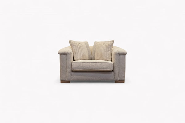Regency Snuggle Chair, Soft Bouclé Natural