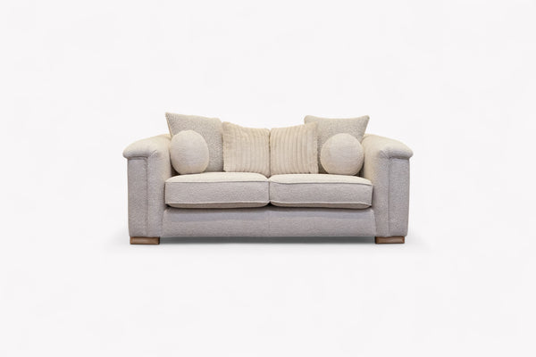 Regency Medium 2 Seater Sofa, Soft Bouclé Natural
