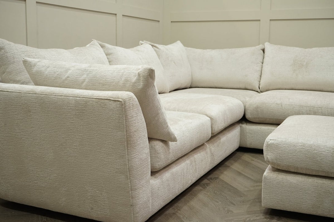 Revolver RHF Corner End Chaise Sofa, Cookie Crumble