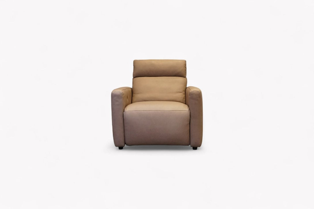 Ridley Power Recliner Armchair, Hand Tipped Taupe
