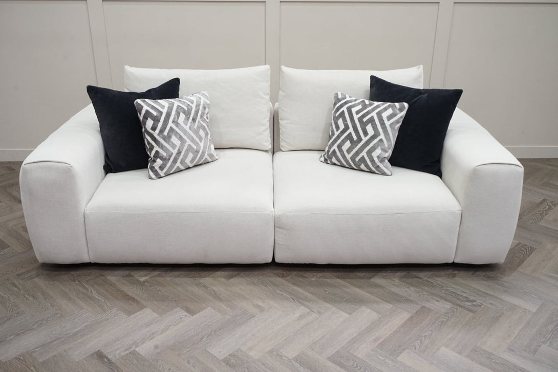 Rocco Large Sofa & Stool, Tuscan Ivory