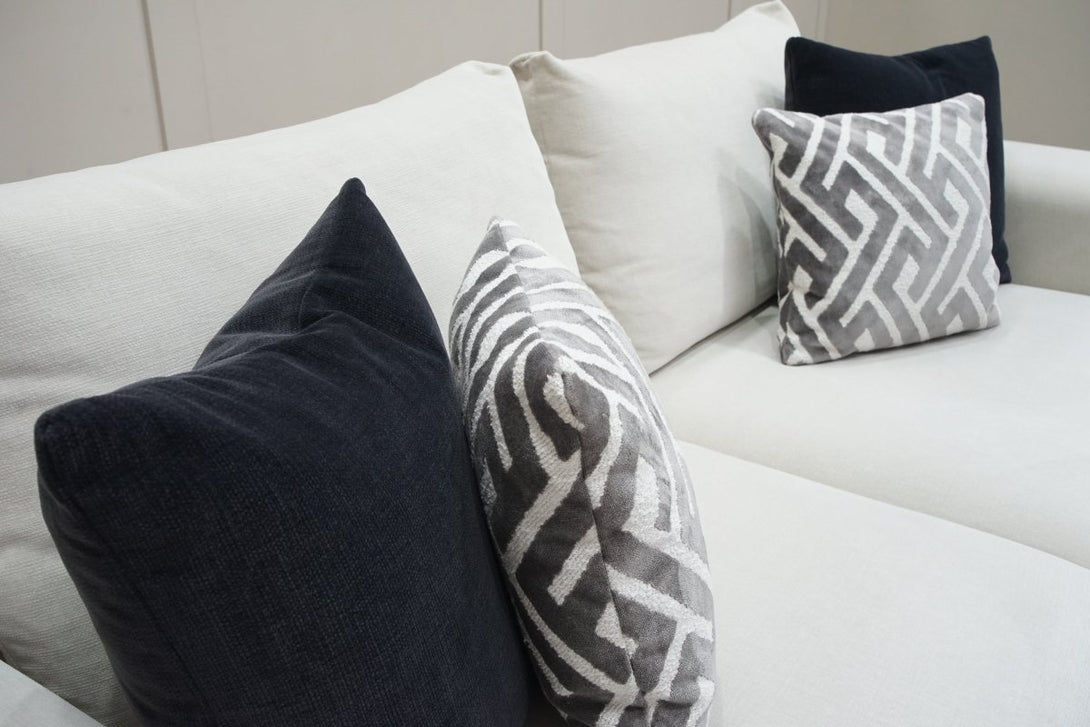 Rocco Large Sofa & Stool, Tuscan Ivory