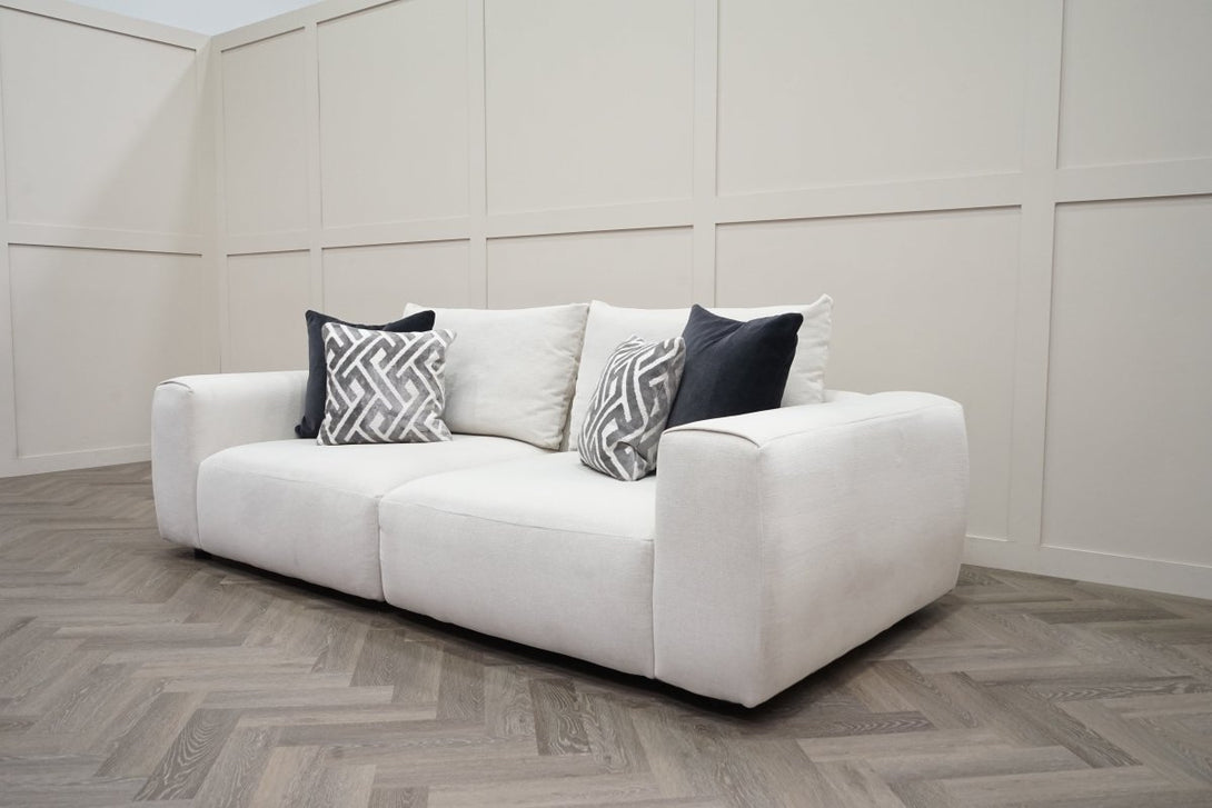 Rocco Large Sofa & Stool, Tuscan Ivory