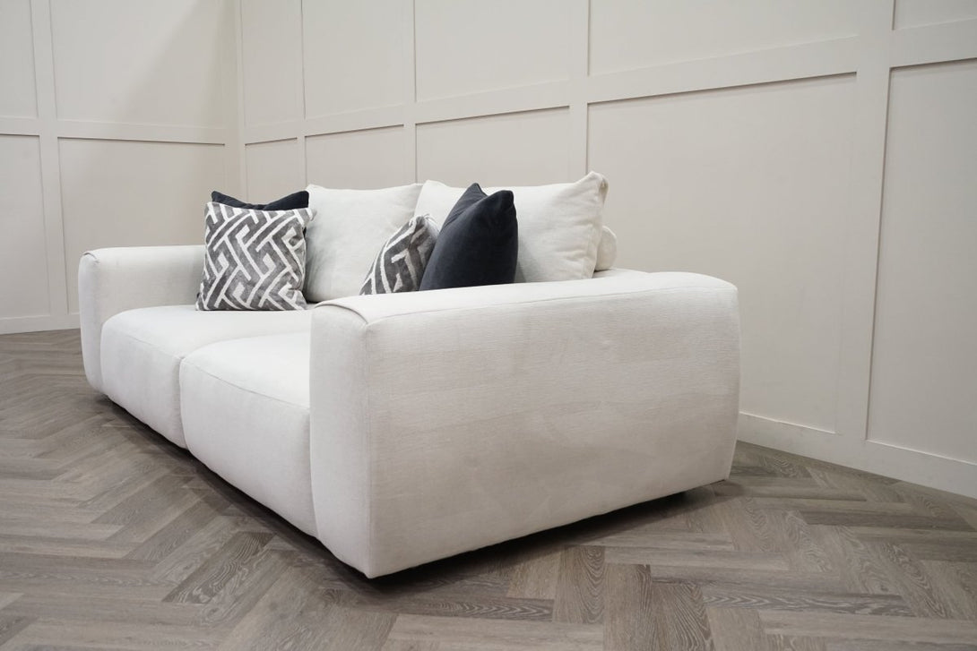Rocco Large Sofa & Stool, Tuscan Ivory