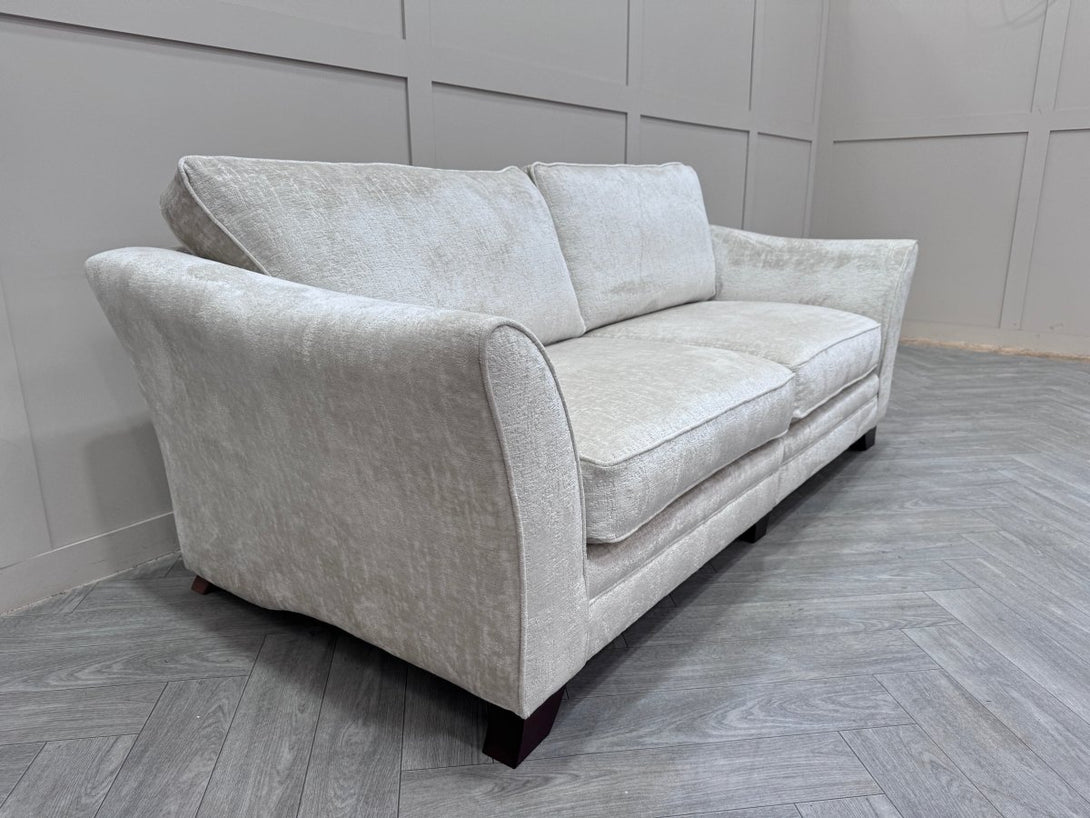 Roma 4 Seater Sofa, Finesse Silver