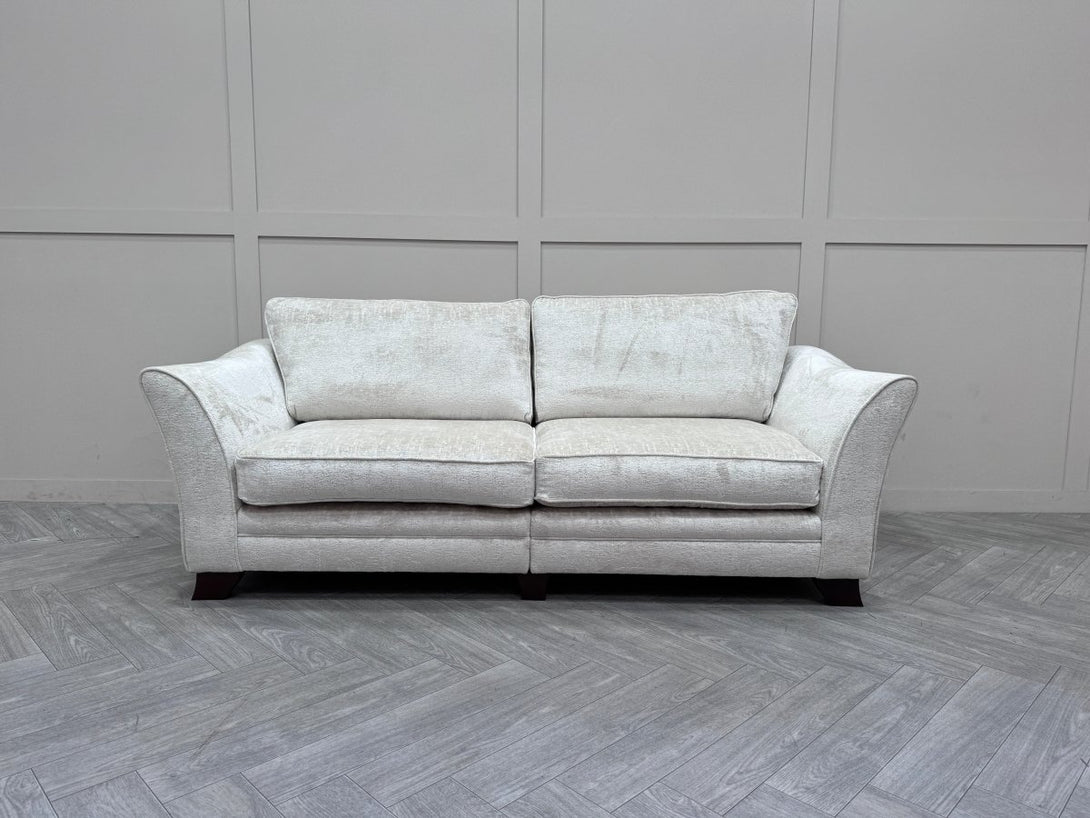 Roma 4 Seater Sofa, Finesse Silver