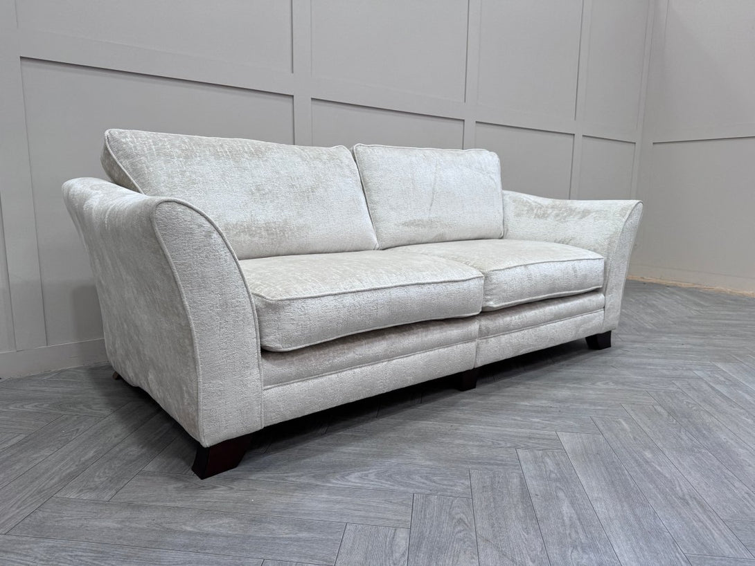 Roma 4 Seater Sofa, Finesse Silver