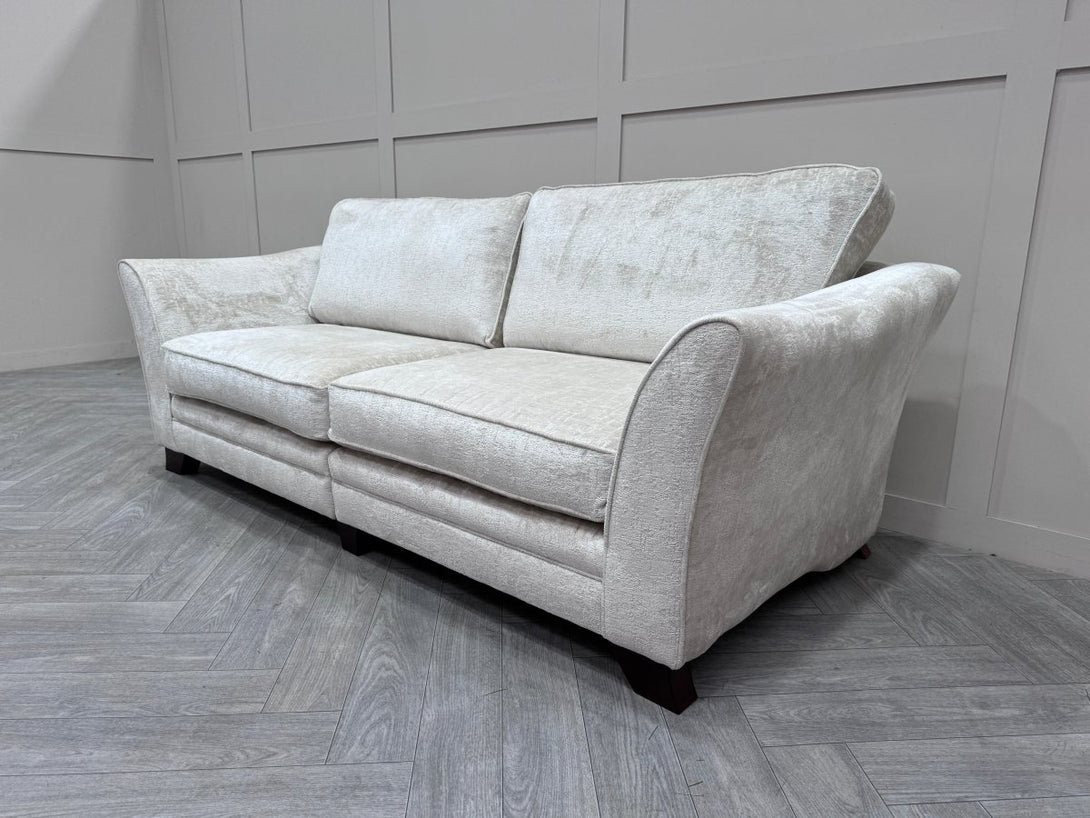 Roma 4 Seater Sofa, Finesse Silver