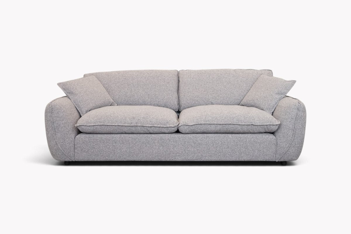 Salvador Large 3 Seater Fabric Sofa, Monique Steel