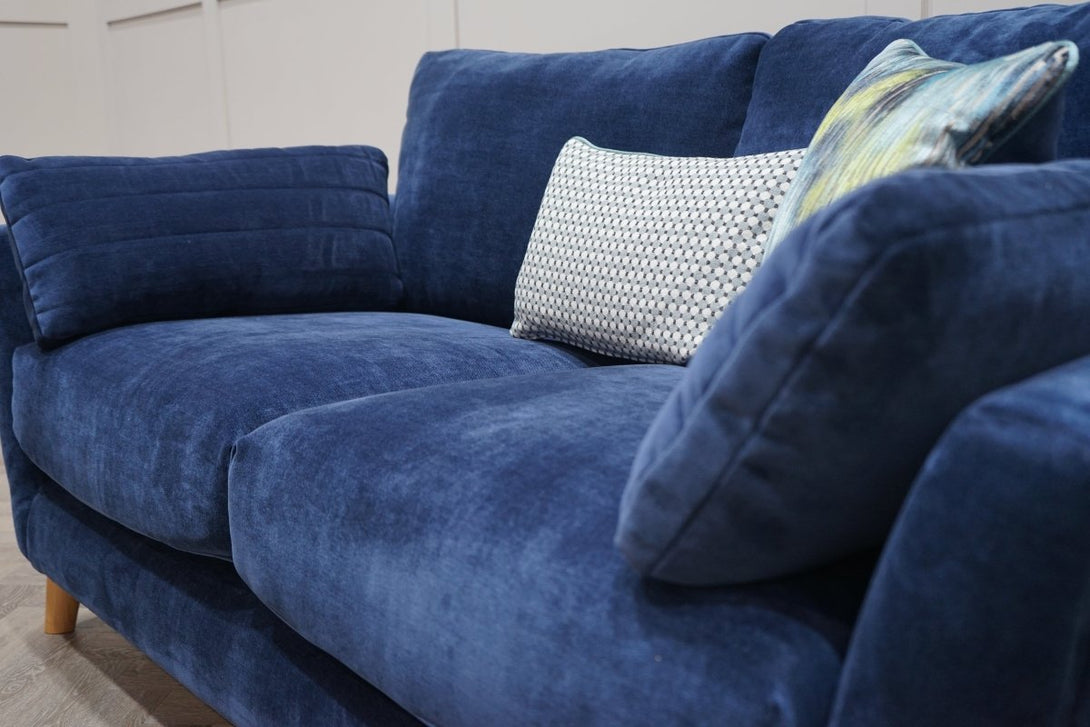 Sapporo Fabric 3 Seater, Manolo Denim