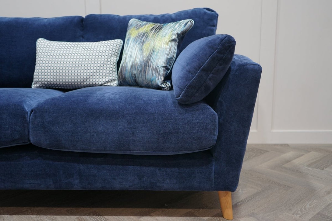 Sapporo Fabric 3 Seater, Manolo Denim