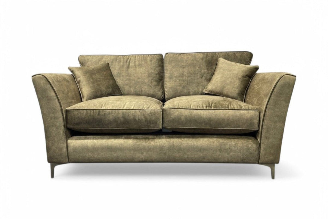 Sasha 2 Seater Classic Back Sofa, Dove Olive