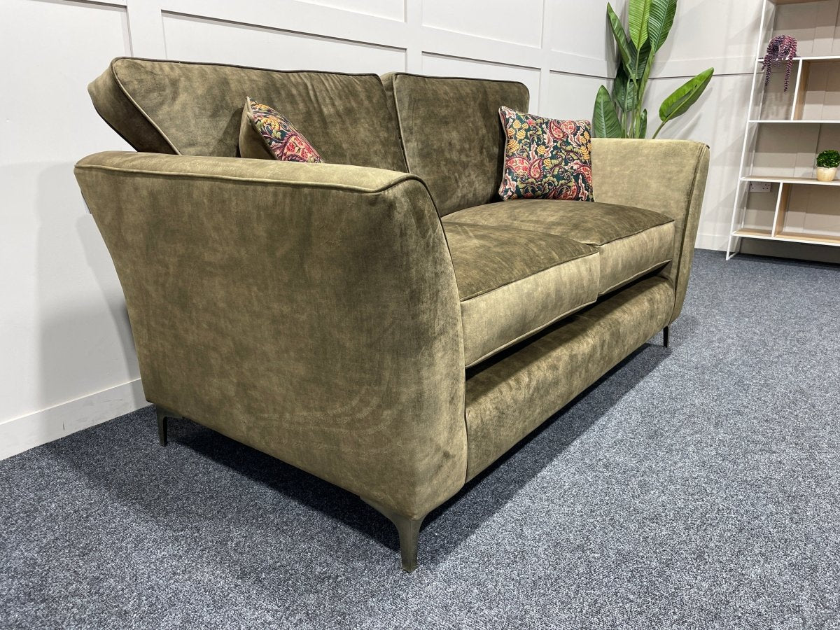 Sasha 3 Seater Classic Back Sofa, Dove Olive