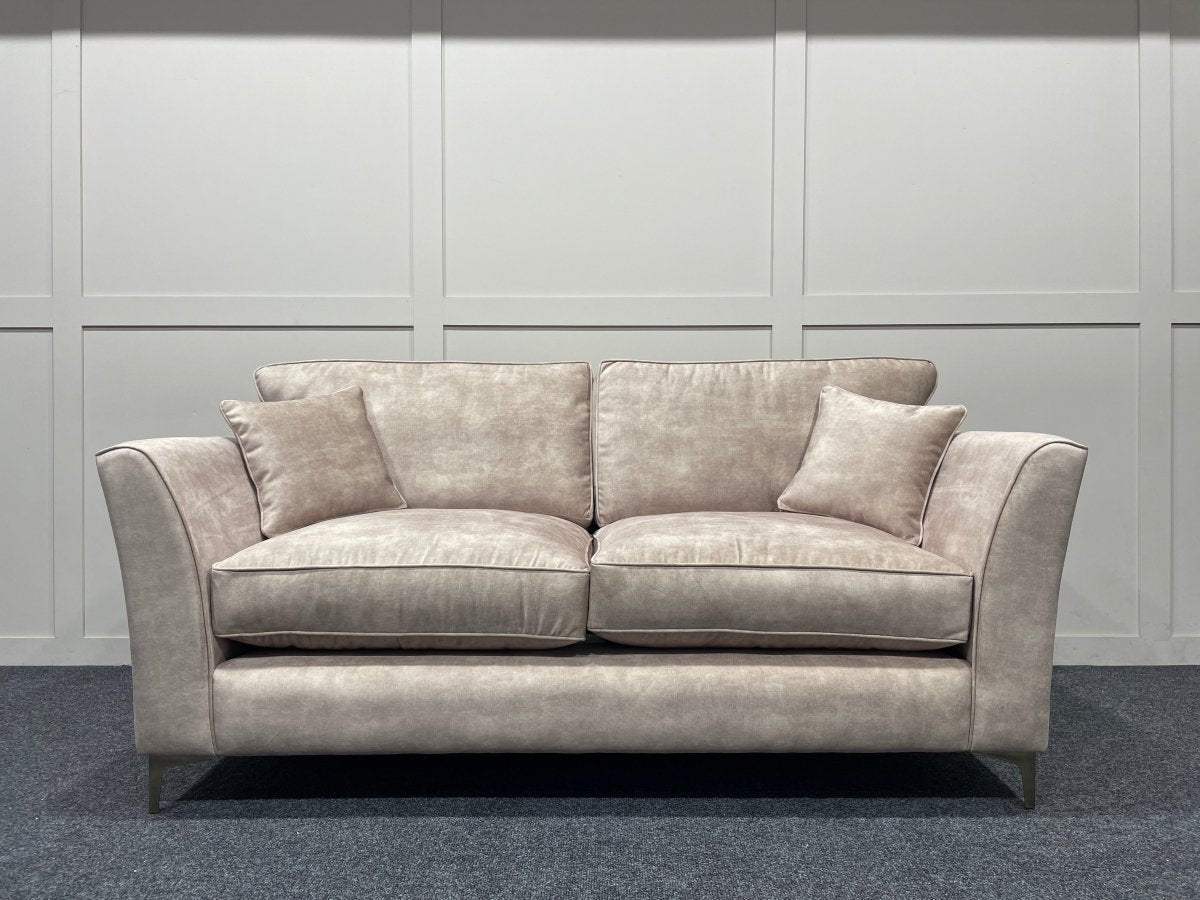 Sasha 3 Seater Classic Back Sofa, Dove Stone