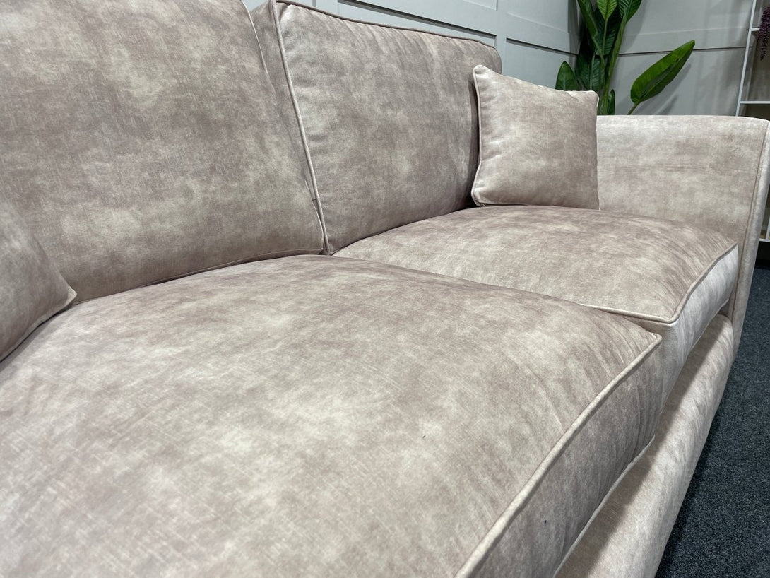 Sasha 3 Seater Classic Back Sofa, Dove Stone