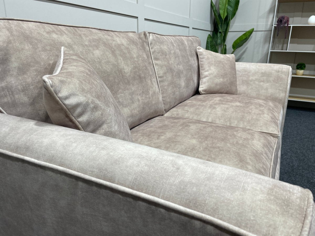 Sasha 3 Seater Classic Back Sofa, Dove Stone