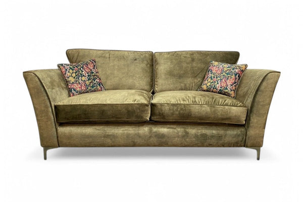 Sasha Large 4 Seater Classic Back Sofa, Dove Olive