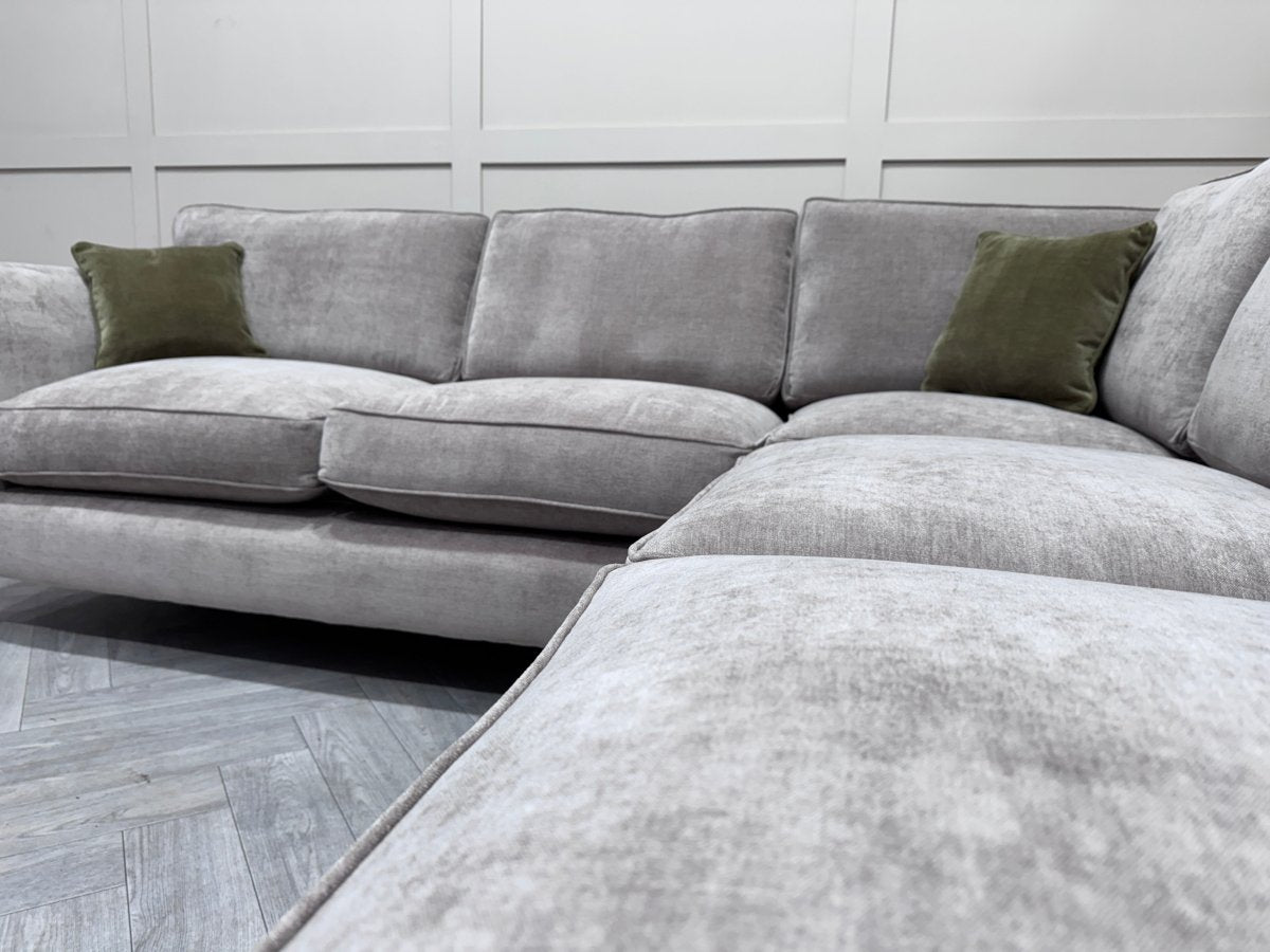 Sasha Large Corner Sofa, Aston Latte
