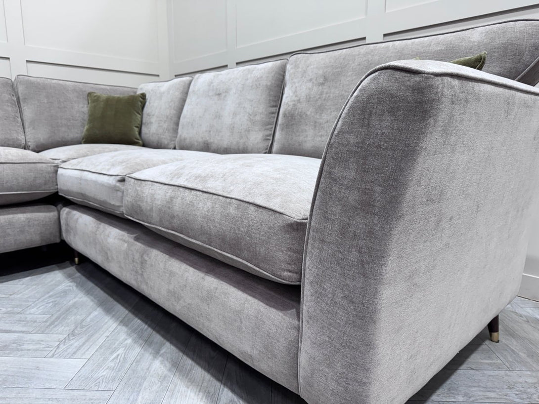 Sasha Large Corner Sofa, Aston Latte